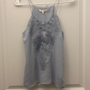WAYF Posie Strappy Camisole in Blue Pearl NWT